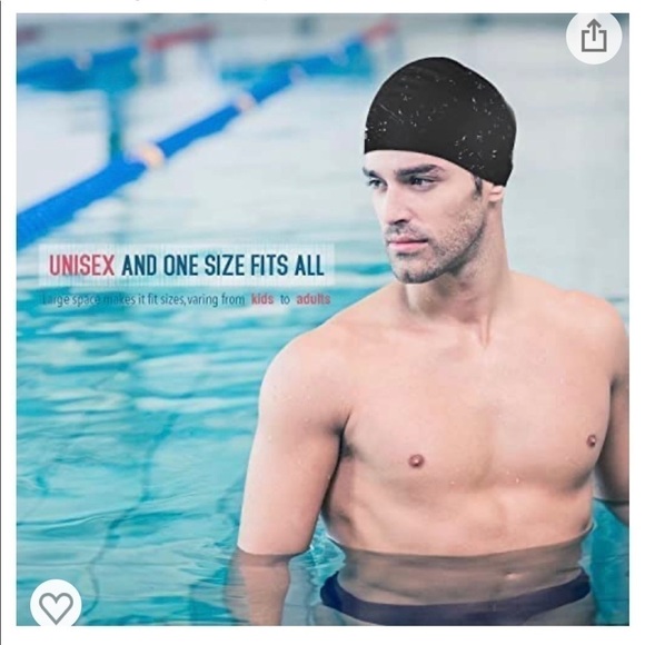 NWT DSANE 100% Silicone Women Swim Cap for Long Hair w/ Ear Plug & Nose … - Picture 6 of 10